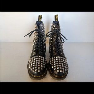 Vintage spiked dr martens